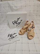 Alice  Olivia Josiey Wedges Sandals Size 8/38