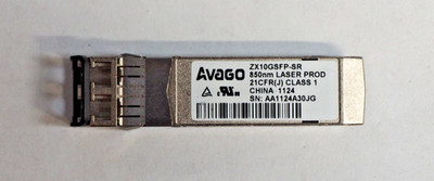 Lot of*8 Avago ZX10GSFP-SR 10G SFP+ 850nm Optical Transceiver
