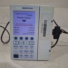 Baxter Sigma Spectrum 8.00.05 w/o Battery Infusion Pump
