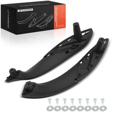 A-Premium 2x Trim Door Pull Handle Front or Rear Black Inner for BMW F30 F32 M3