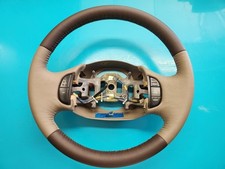 Ford F150excursion Custom Padded Two-tone Steering Wheel - New Leather Ford F150excursion Custom Padded Two-tone Steering Wheel - New Leather