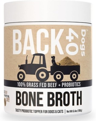 Beef Bone Broth Powder for Dogs - Grass-Fed, Probiotics & Chondroitin