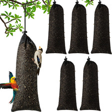 6 Pieces Finch Sock Feeder, Thistle Seed Sock Bird Feeder, Instant Seed Sack Han