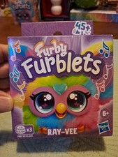 Furby Furblets Ray-Vee Mini Friend, 45 Sounds, Electronica Music Furbish NEW