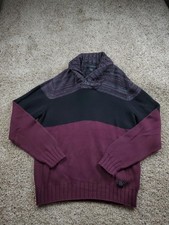 Calvin Klein Jeans Sweater Mens Large Shawl C...