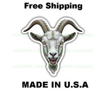 Goat Head Vinyl Decal Sticker C Goat Head Vinyl Decal Sticker C