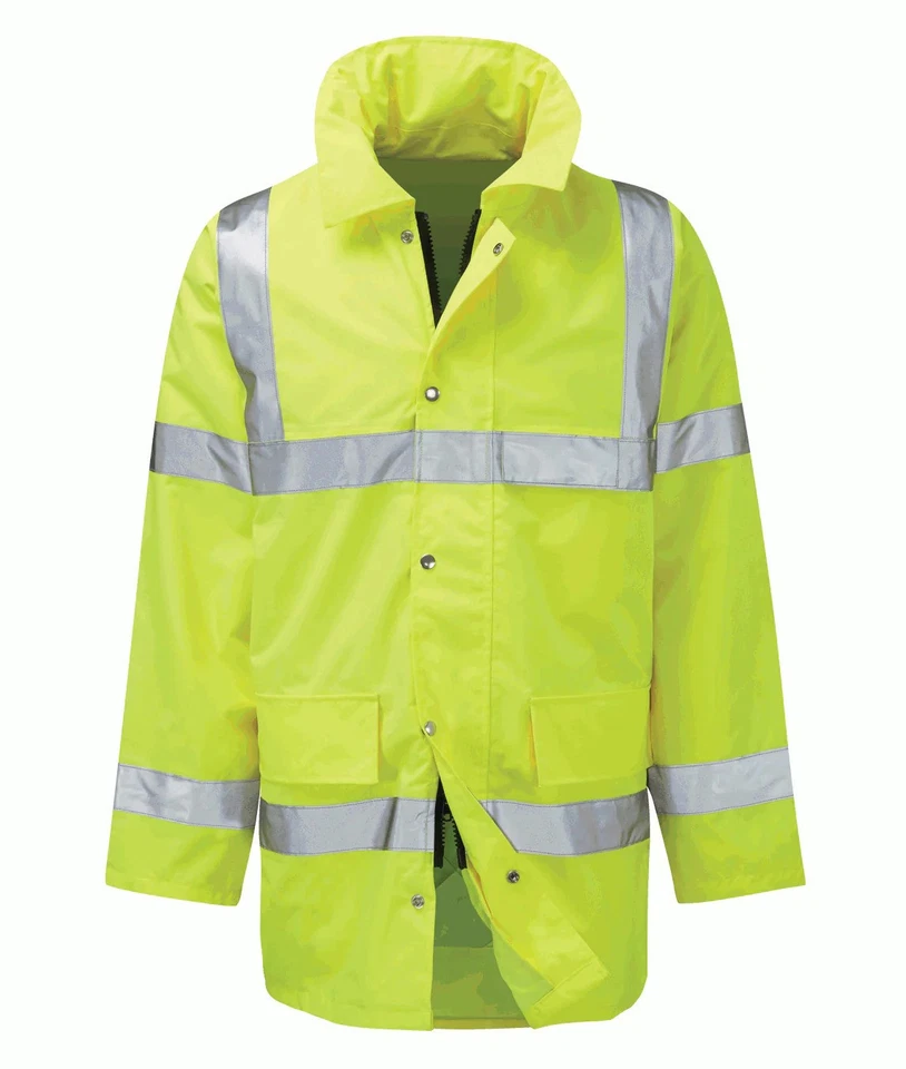 Black Knight - GERAINT - Waterproof - HI-VIS JACKET - FWEJ - (Yellow)