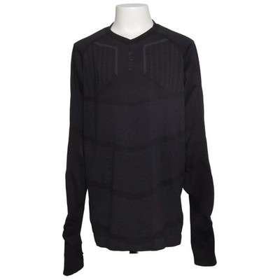 Kipsta, Unterziehshirt, Größe: 158, Schwarz, Streifen, Unisex (Kinder) #8h8