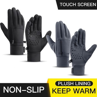 Winter Biker Windproof Waterproof Gloves Touch Screen Warm Mittens for Men Women