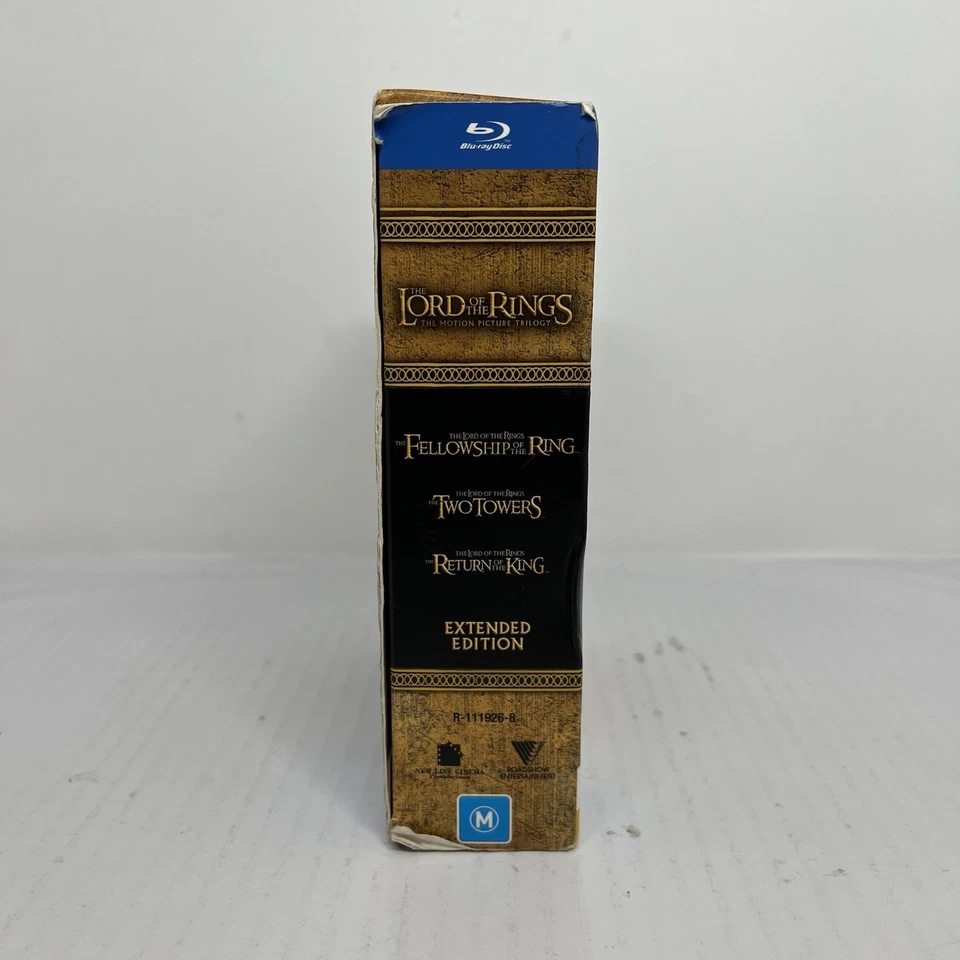 Lord Of The Rings Trilogy Blu Ray Extended Edition Boxset - Region B + Free Post - Image 4 of 4