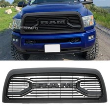 For Dodge Ram 2500 3500 2013-2018 Front Grill Mesh Grille Matte Black Wletters
