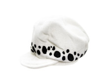 Trafalgar D. Law Cosplay Hat One Piece New World Furry White Cap Premium Ani