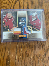 20/21 UD SP GAME USED MARK GIORDANO DAVID RITTICH DUAL PATCH #/25 4 COLOR