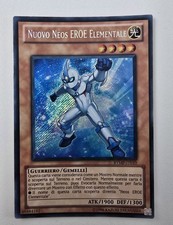 Yugioh! Nuovo Neos Eroe Elementale Rara Segreta RYMP-IT010 Buone Condizioni Ita