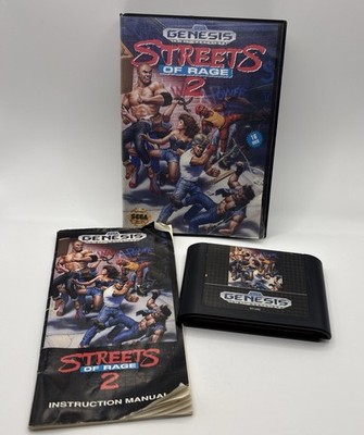 Streets of Rage 2 Sega Genesis 1992 Complete CIB Tested