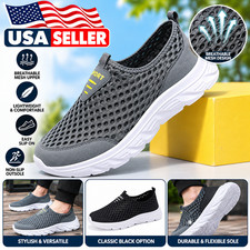 Men's Casual Slip on Shoes Athletic Running Outdoor GYM Sneakers Tennis Walking