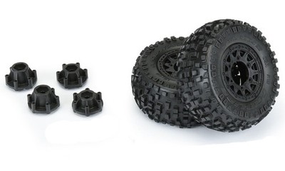 Pro-Line Badlands SC 2.2''/3.0'' auf Raid Felge schwarz 6x30 Slash #PRO1182-10