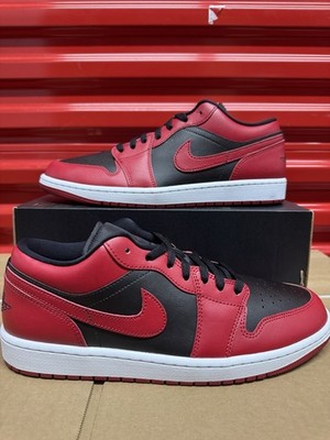 Men s Size 12.5 - Nike Air Jordan 1 Low Shoes 'Reverse Bred' 553558-606