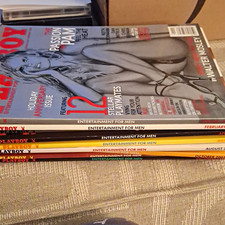Playboy Magazine 2007 Lot of 11 Issues NEW Unread Missing june