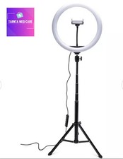 LED Selfie Ring Light with Tripod Stand RGB Floor Ring Light - Large