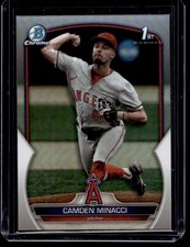 2023 Bowman Draft Chrome Refractors Camden Minacci RC Los Angeles Angels #BDC-23