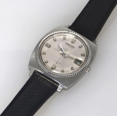 Vintage Seiko Cushion 7005-7021 7031 35mm Silver Dial Automatic
