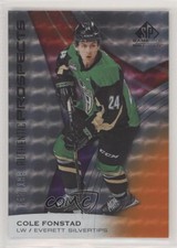 2019-20 Upper Deck SP Game Used CHL Edition Orange 145/199 Cole Fonstad #46 y0i