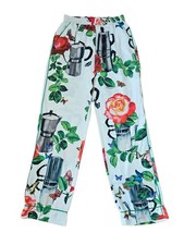 Dolce & Gabbana Multicolor Floral Printed Silk Trouser