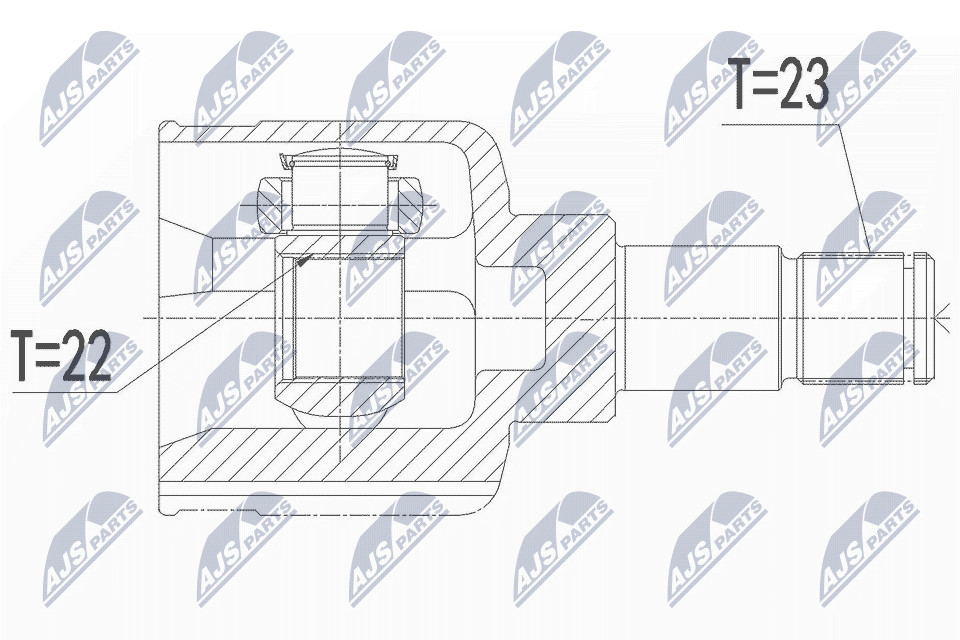 N.T.Y. NPW-FR-144.NTY Joint Kit, drive shaft for FORD - Image 11