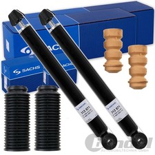 2x SACHS STOßDÄMPFER+PROTECTION KIT HINTEN passend für OPEL CORSA D FIAT PUNTO 