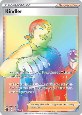 KINDLER 179/172 BRILLIANT STARS POKEMON (RAINBOW SECRET RARE, NM