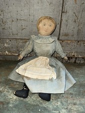 Antique American Folk Art Cloth Rag Doll