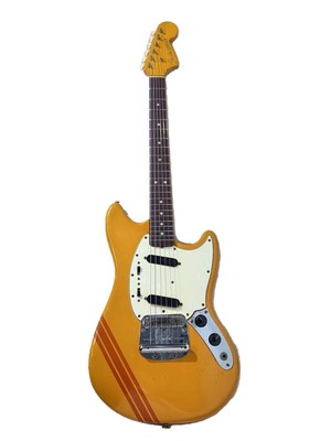 Electric Guitar Fender 1969 Mustang Yellow Competition with