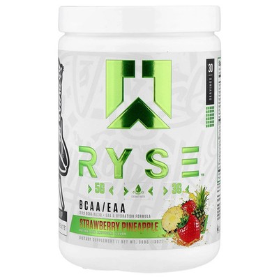 2 X RYSE, BCAA/EAA, Strawberry Pineapple, 13 oz (369 g)