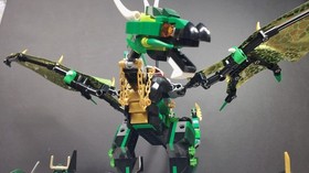 LEGO Ninjago The Green NRG Dragon #70593 Complete w/ Minifigures & Instructions