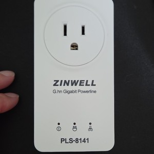 Qty 2 Zinwell PLS-8141 G.hn Gigabit Powerline Ethernet Adapter 1000Mbps