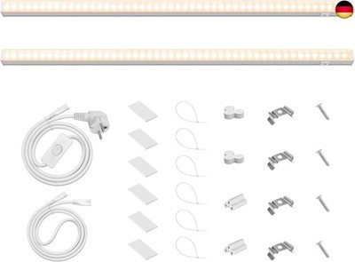 Barrina T5 Grow Lampe, 59cm, Gelbes Vollspektrum Sonnenlicht, 20W (2 x 10W),