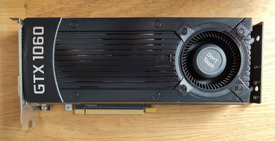Nvidia GeForce GTX 1060 6GB GDDR5 Grafikkarte