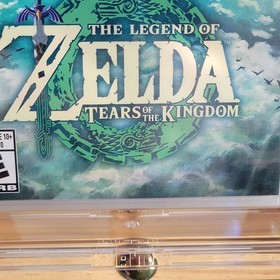 Zelda Tears of the Kingdom Nintendo Switch PSA 10 A++ 1st Print CGC VGA WATA