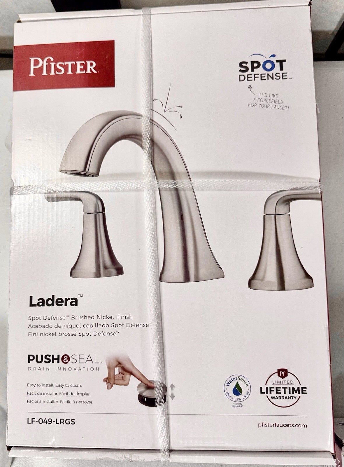 Pfister LF-049-LRGS Ladera 8 inch Widespread 2-Handle Bathro