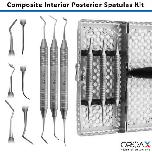Set 4 pezzi strumenti di riempimento spina e condensatore amalgama composita tedesca - Foto 1 di 6