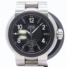Oris TT1 25J 7518-44 AT Automatic Black Dial Mens Watch