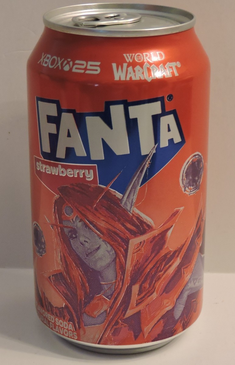 fantama60 2026 FANTA WARCRAFT'S XAL'ATATH STRAWBERRY SODA LIMITED EDITION