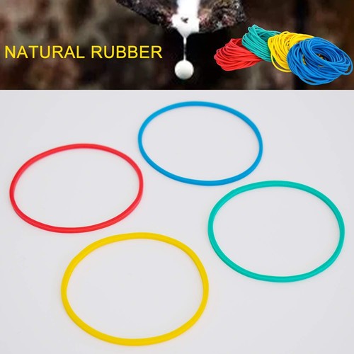 400PCS 50mm Color Rubber Bands Durable Multi-Color multicolor - Afbeelding 2 van 4