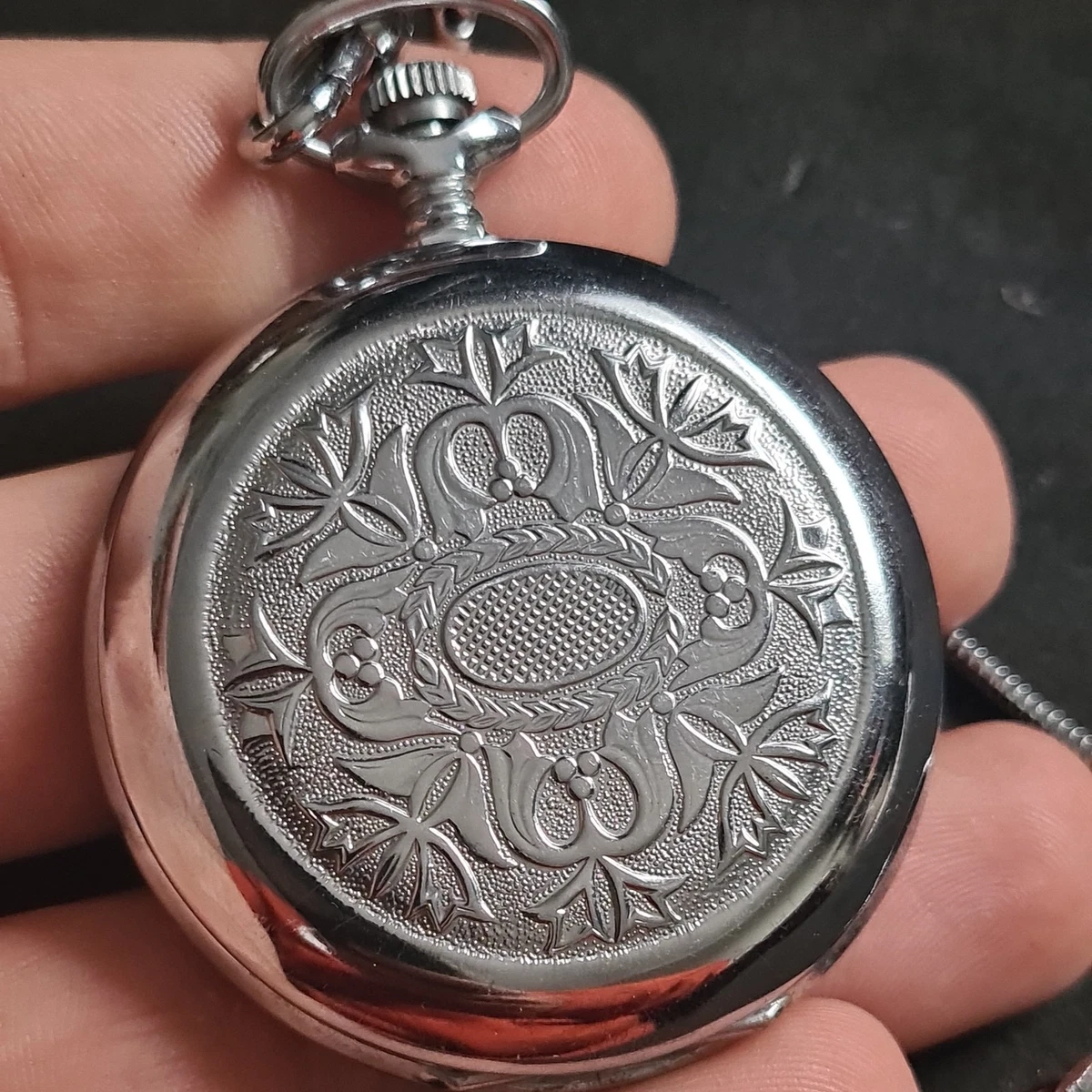 Reloj Bolsillo Vintage Metal Completo Hunter Sekonda 18 Joyas ref4692 Funcionando