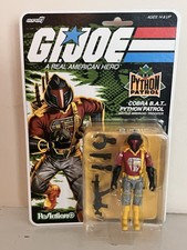 GI Joe Super 7 B.A.T. Python Patrol 3.75 Reaction  O-Ring Action Figure Cobra