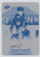 2021-22 Upper Deck MVP Printing Plate Cyan 1/1 Jakob Silfverberg #133 1b1f