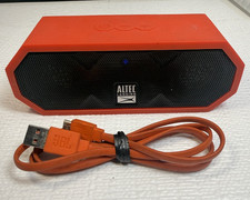 ALTEC Lansing The Jacket H20 Waterproof Rugged Bluetooth Speaker Red w/ Charger