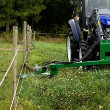 Kellfri hydraulischer Zaunm&auml;her f&uuml;r Traktor Hoflader Frontanbau Euroaufnahme