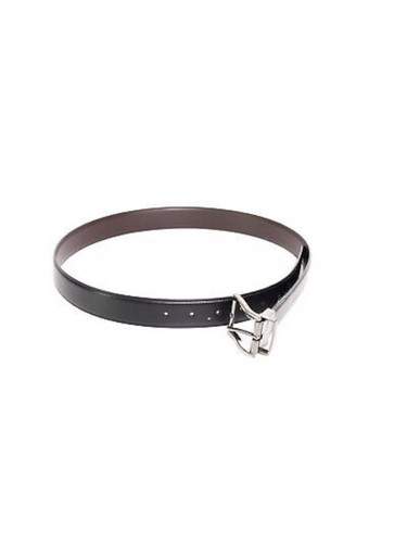PERRY ELLIS PORTFOLIO Mens Black Reversible Faux Leather Dress Belt 36